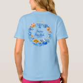 T-shirt Couronne de Hanukkah joyeuse  (Dos)