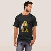 T-shirt Couronne de la reine Lion du roi TShirt83 (Devant entier)