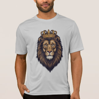 T-shirt Couronne de lion emblématique royale