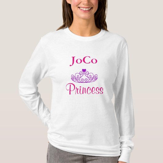 T-shirt Couronne de princesse JoCo (Devant)