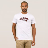 T-shirt Couronne des épines blanches (Devant entier)
