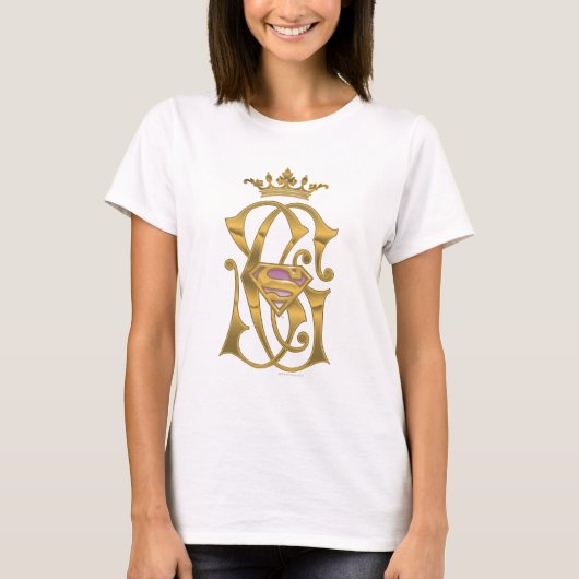 T-shirt Couronne d'or Supergirl (Devant)