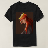 T-shirt Couronne d'os dorés (Design devant)