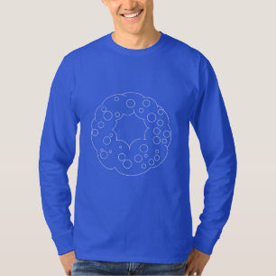 T-shirt Couronne élégante et arrondie pour les fêtes