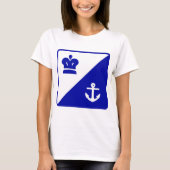 T-shirt Couronne Et Ancre (Devant)