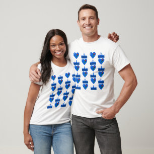 T-shirt Couronne et coeur