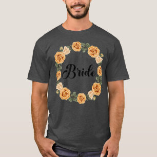 T-Shirt Couronne Florale Enterrement de Vie de Jeu