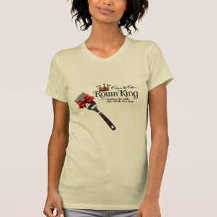T-shirt Couronne King - Grillades avec style et soie