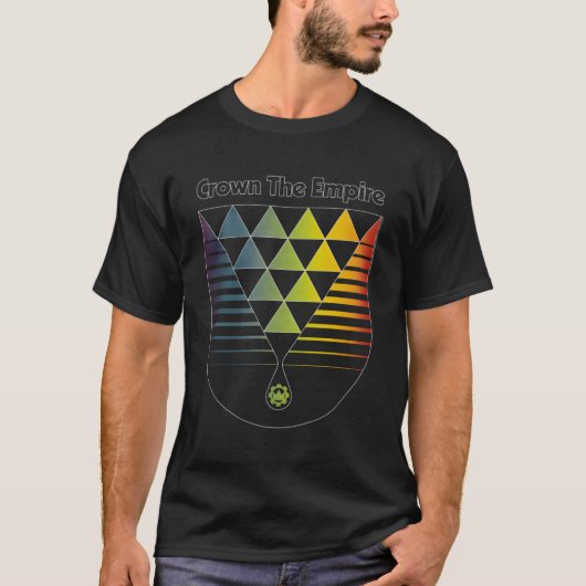 T-shirt Couronne L'Empire Gradient (Devant)