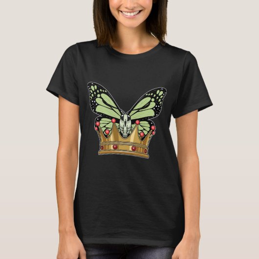 T-shirt Couronne papillon (Devant)