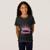 T-Shirt Couronne rose princesse (Devant entier)