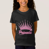 T-Shirt Couronne rose princesse (Devant)