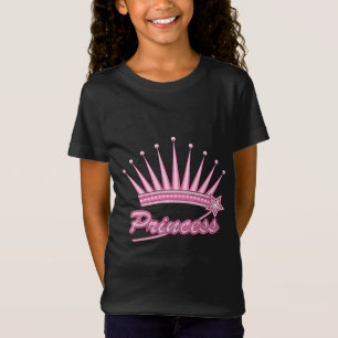 T-Shirt Couronne rose princesse