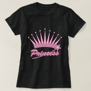 T-shirt Couronne rose princesse