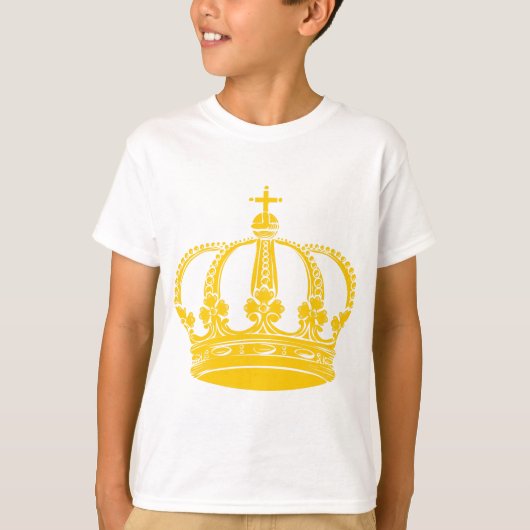 T-shirt Couronne royale 02 - Ambre (Devant)