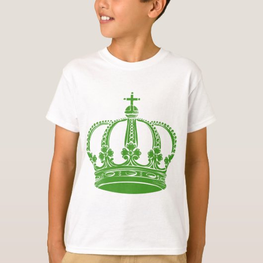 T-shirt Couronne royale 02 - Avocado Green (Devant)