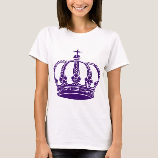 T-shirt Couronne royale 02 - Deep Purple (Devant)