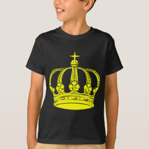 T-shirt Couronne royale 02 - Jaune