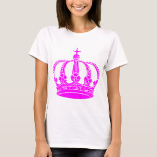 T-shirt Couronne royale 02 - Magenta