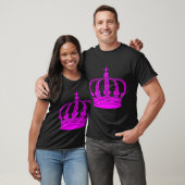 T-shirt Couronne royale 02 - Magenta (Unisexe)