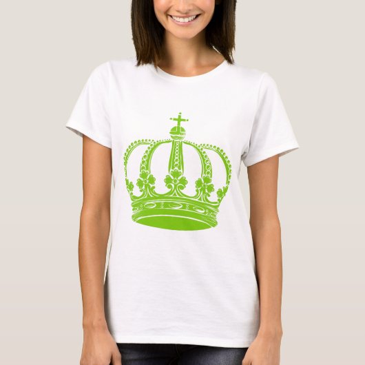 T-shirt Couronne royale 02 - Martian Green (Devant)