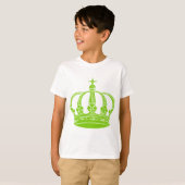 T-shirt Couronne royale 02 - Martian Green (Devant entier)