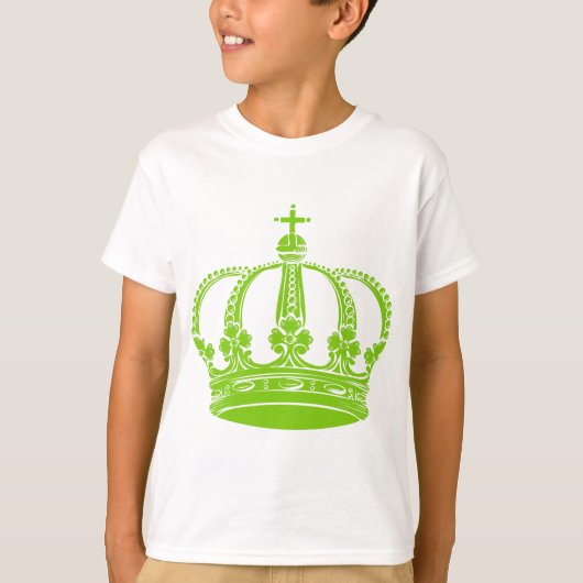 T-shirt Couronne royale 02 - Martian Green (Devant)