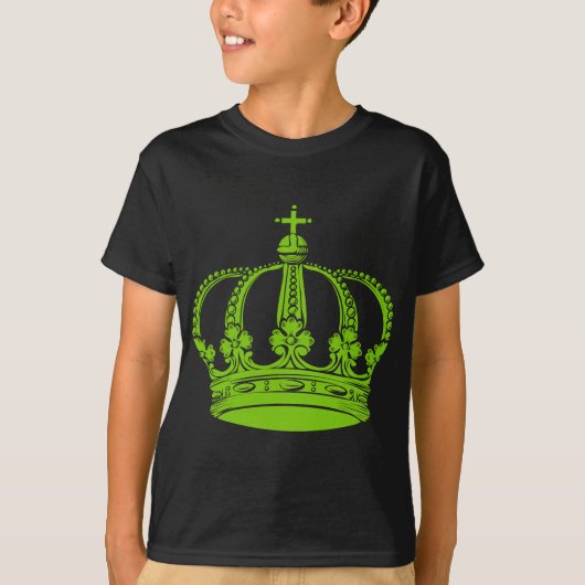 T-shirt Couronne royale 02 - Martian Green (Devant)