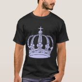 T-shirt Couronne royale 02 - Poudre (Devant)
