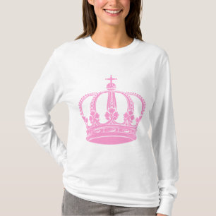 T-shirt Couronne royale 02 - Rose