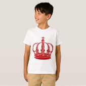 T-shirt Couronne royale 02 - Ruby Red (Devant entier)