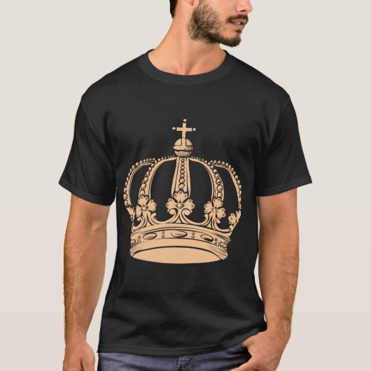 T-shirt Couronne royale 02 - Sable (Devant)