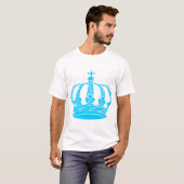 T-shirt Couronne royale 02 - Sky (Devant entier)