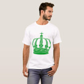 T-shirt Couronne royale 02 - Vert herbe (Devant entier)