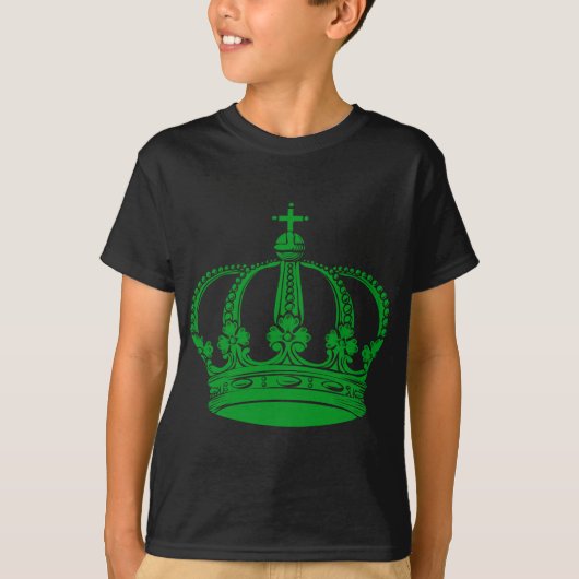 T-shirt Couronne royale 02 - Vert herbe (Devant)