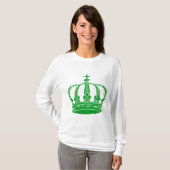 T-shirt Couronne royale 02 - Vert herbe (Devant entier)