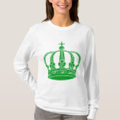 T-shirt Couronne royale 02 - Vert herbe (Devant)