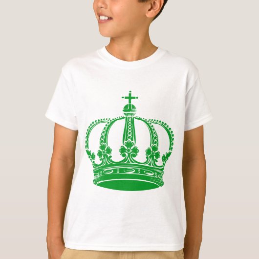 T-shirt Couronne royale 02 - Vert herbe (Devant)