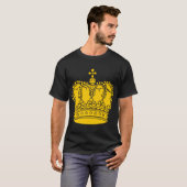 T-shirt Couronne royale - Ambre (Devant entier)