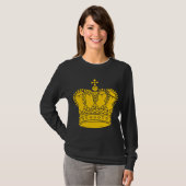 T-shirt Couronne royale - Ambre (Devant entier)