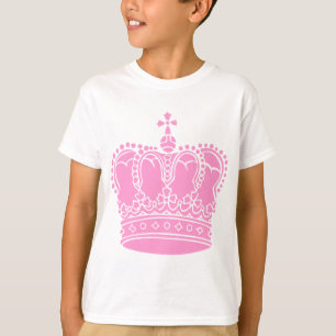 T-shirt Couronne royale - Rose
