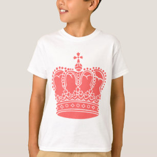 T-shirt Couronne royale - rose tropicale