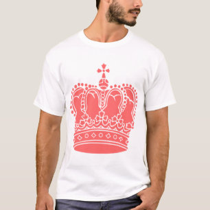 T-shirt Couronne Royale - Rose Tropicale