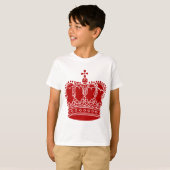 T-shirt Couronne royale - Ruby Red (Devant entier)