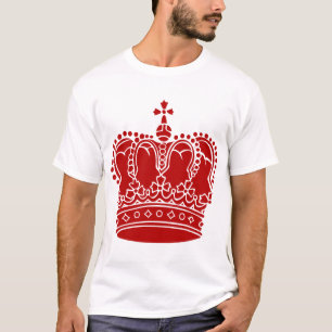 T-shirt Couronne royale - Ruby Red