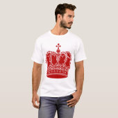 T-shirt Couronne royale - Ruby Red (Devant entier)