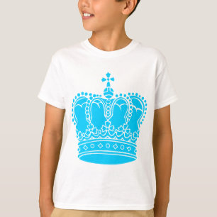 T-shirt Couronne royale - Sky