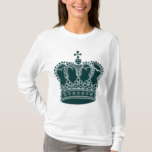 T-shirt Couronne royale - Vert foncé