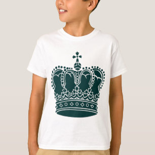 T-shirt Couronne royale - Vert foncé