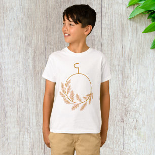 T-shirt Couronne végétale minimaliste Neutre moderne